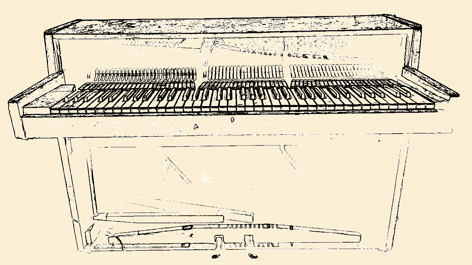 A small piano