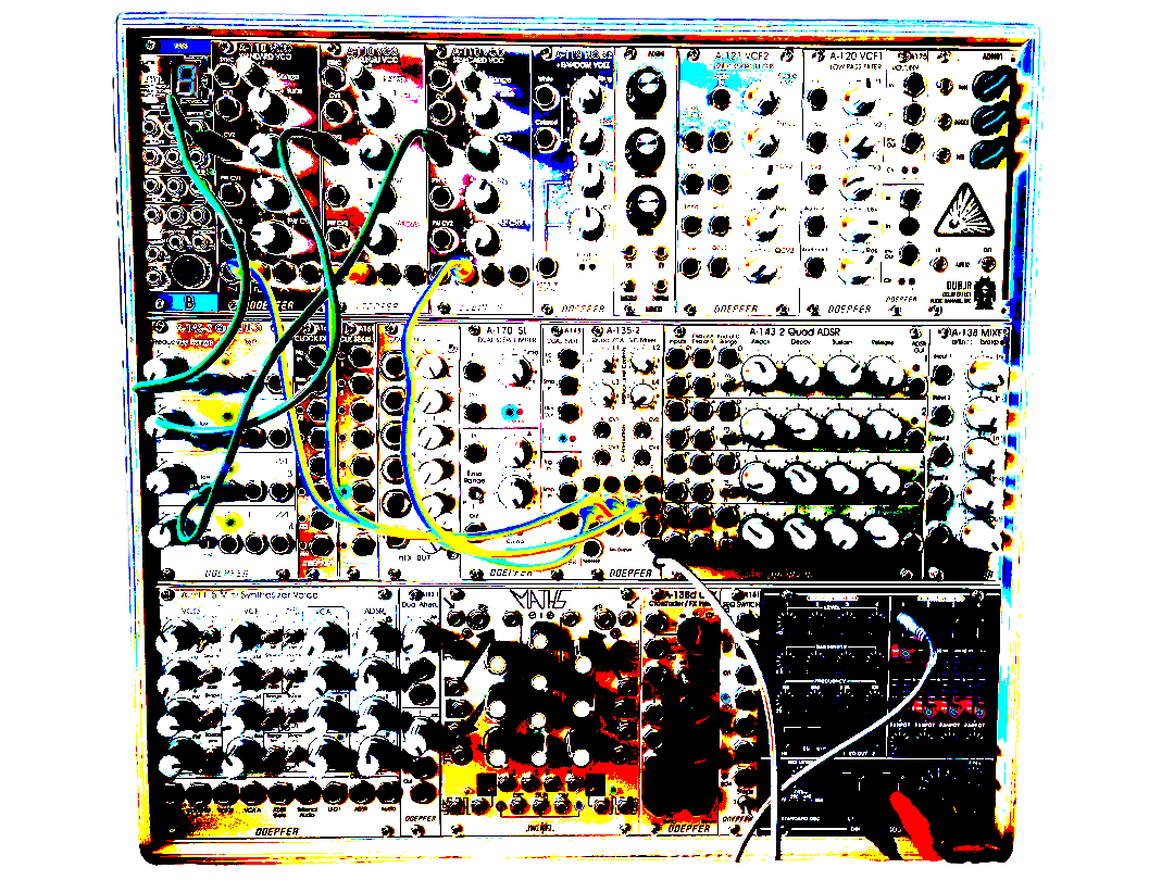 A modular synth